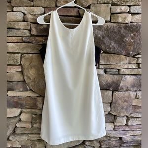 Zara white and black mini dress, size M